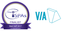 ISPA Finalist 2017 best voip + VIA