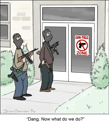 hilarious
      picture regarding gun-free zones